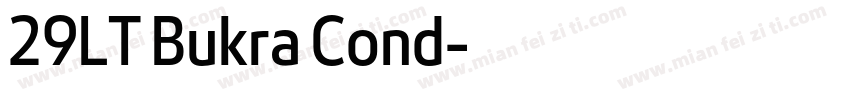 29LT Bukra Cond字体转换